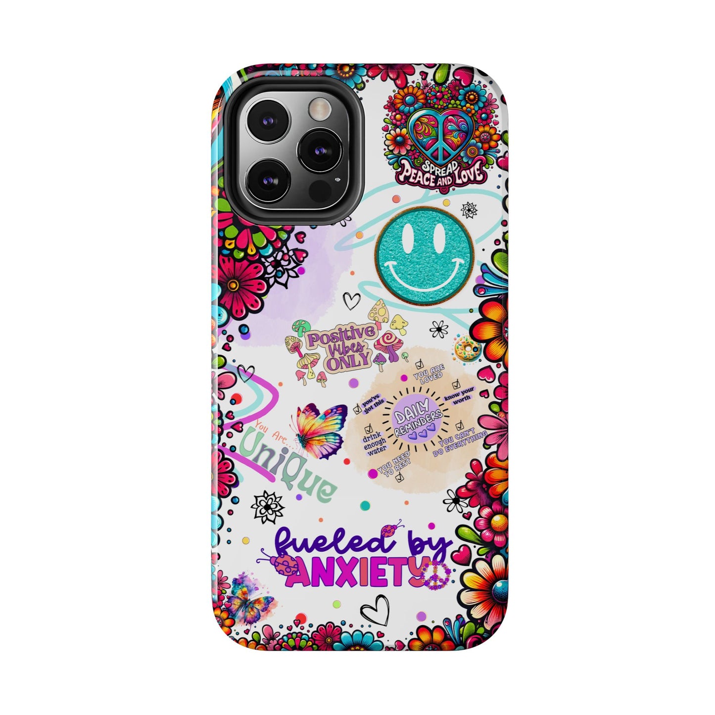 Fueled By Anxiety    --Cellphone Case  *Free Shipping*