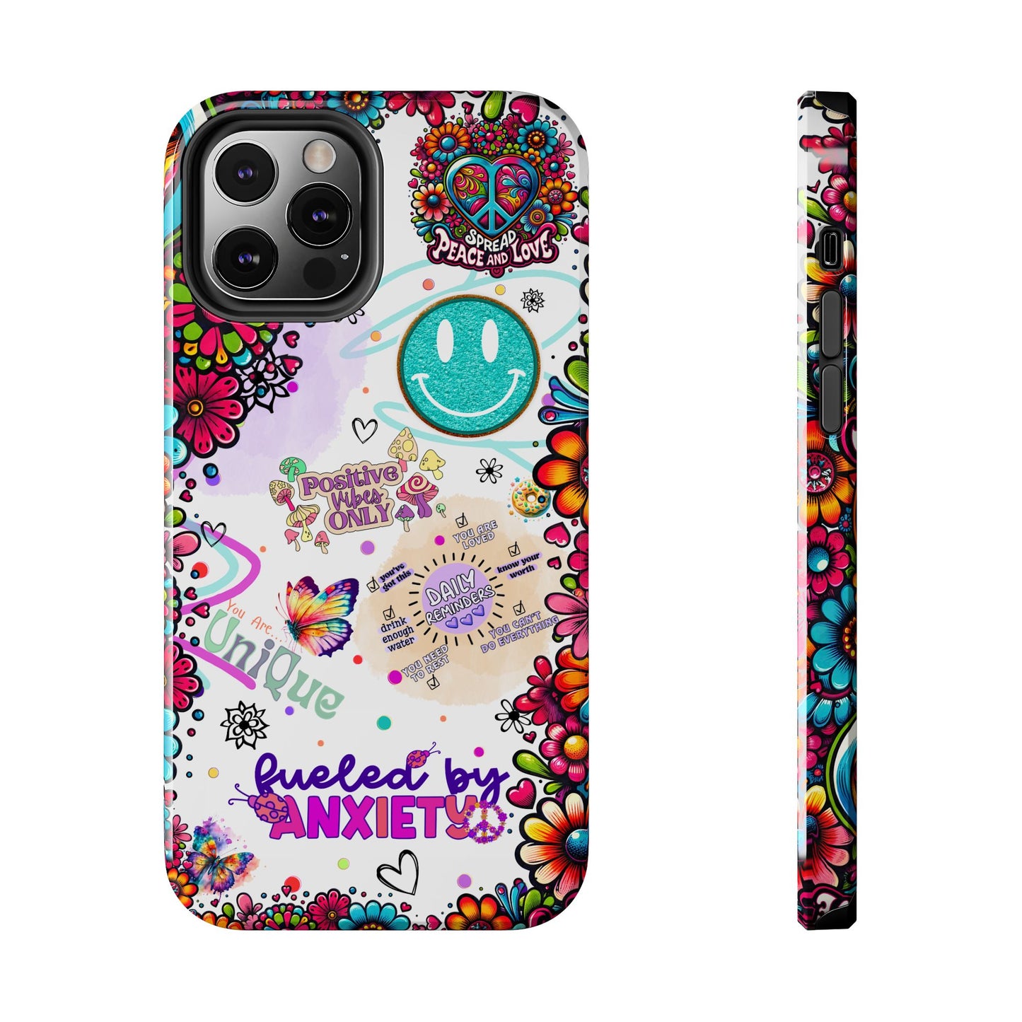 Fueled By Anxiety    --Cellphone Case  *Free Shipping*