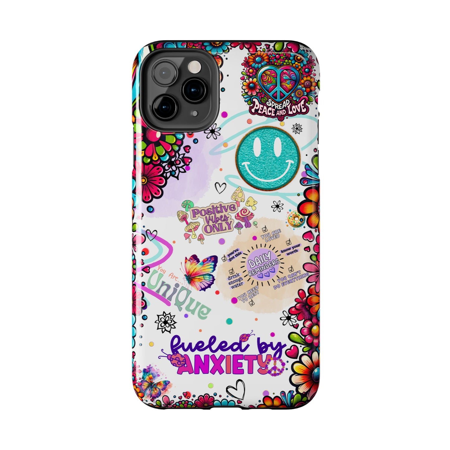 Fueled By Anxiety    --Cellphone Case  *Free Shipping*