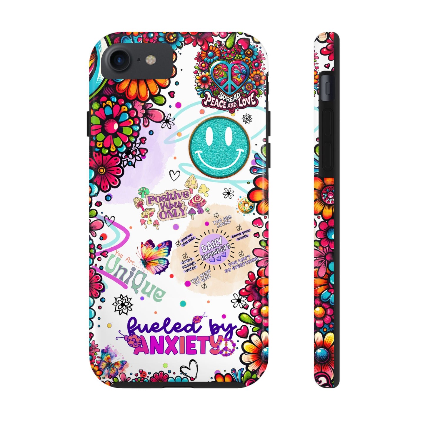 Fueled By Anxiety    --Cellphone Case  *Free Shipping*