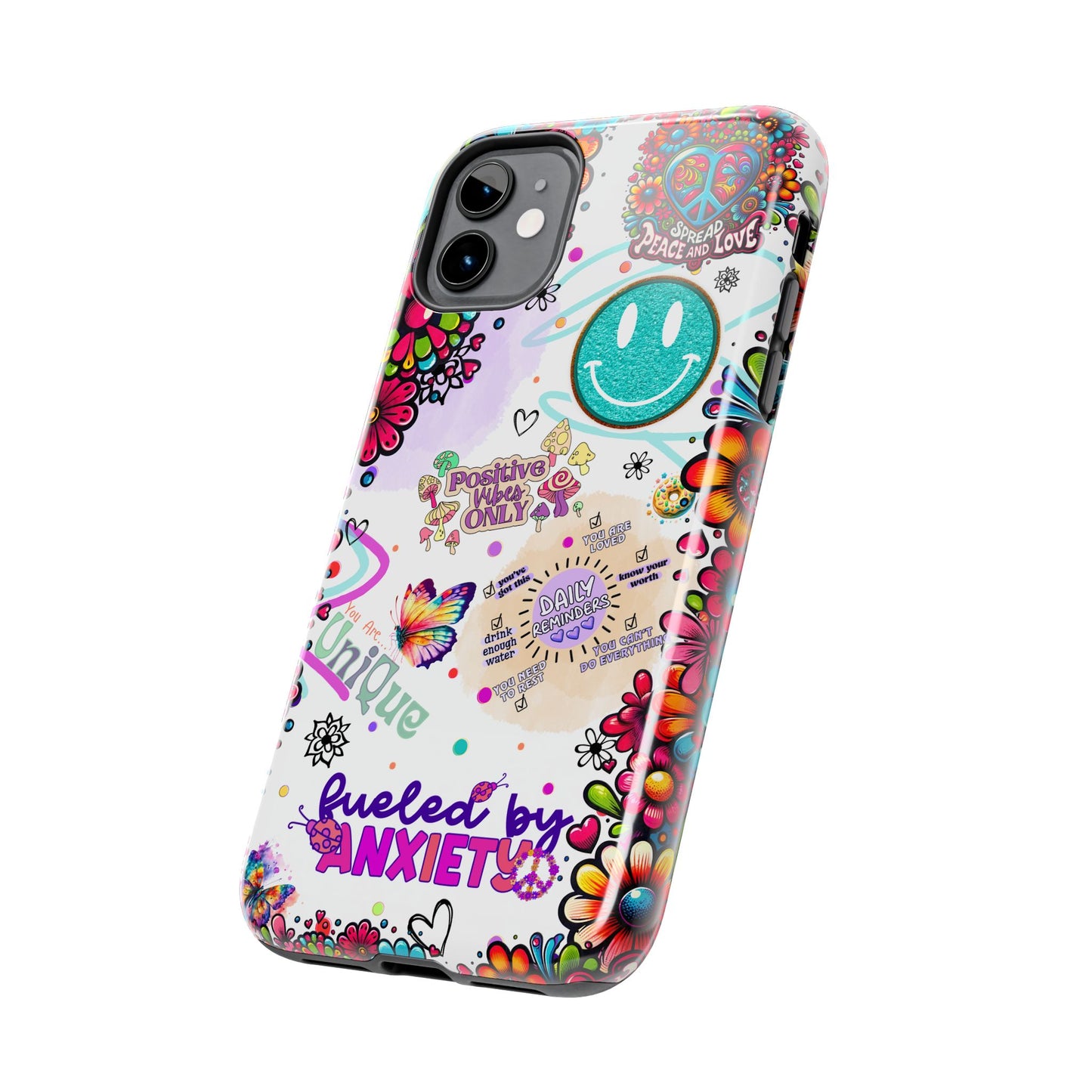 Fueled By Anxiety    --Cellphone Case  *Free Shipping*