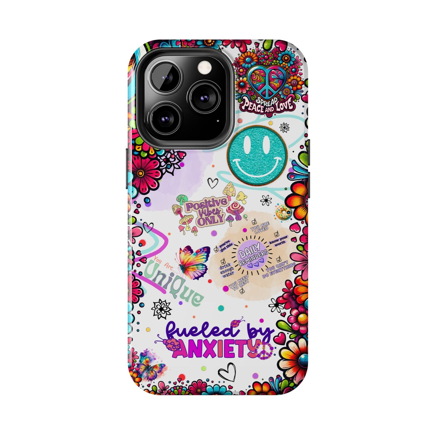 Fueled By Anxiety    --Cellphone Case  *Free Shipping*