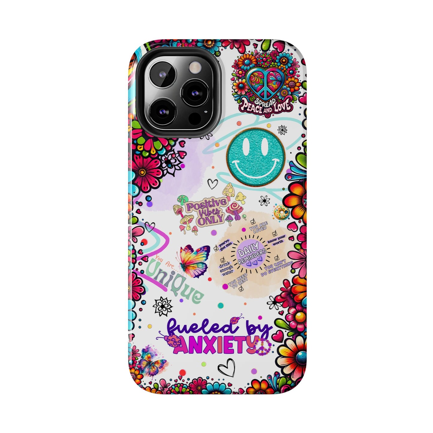 Fueled By Anxiety    --Cellphone Case  *Free Shipping*