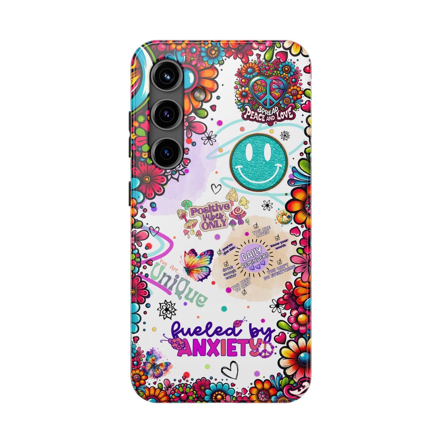 Fueled By Anxiety    --Cellphone Case  *Free Shipping*