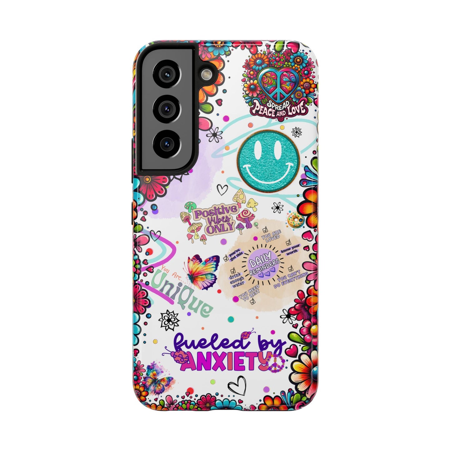 Fueled By Anxiety    --Cellphone Case  *Free Shipping*