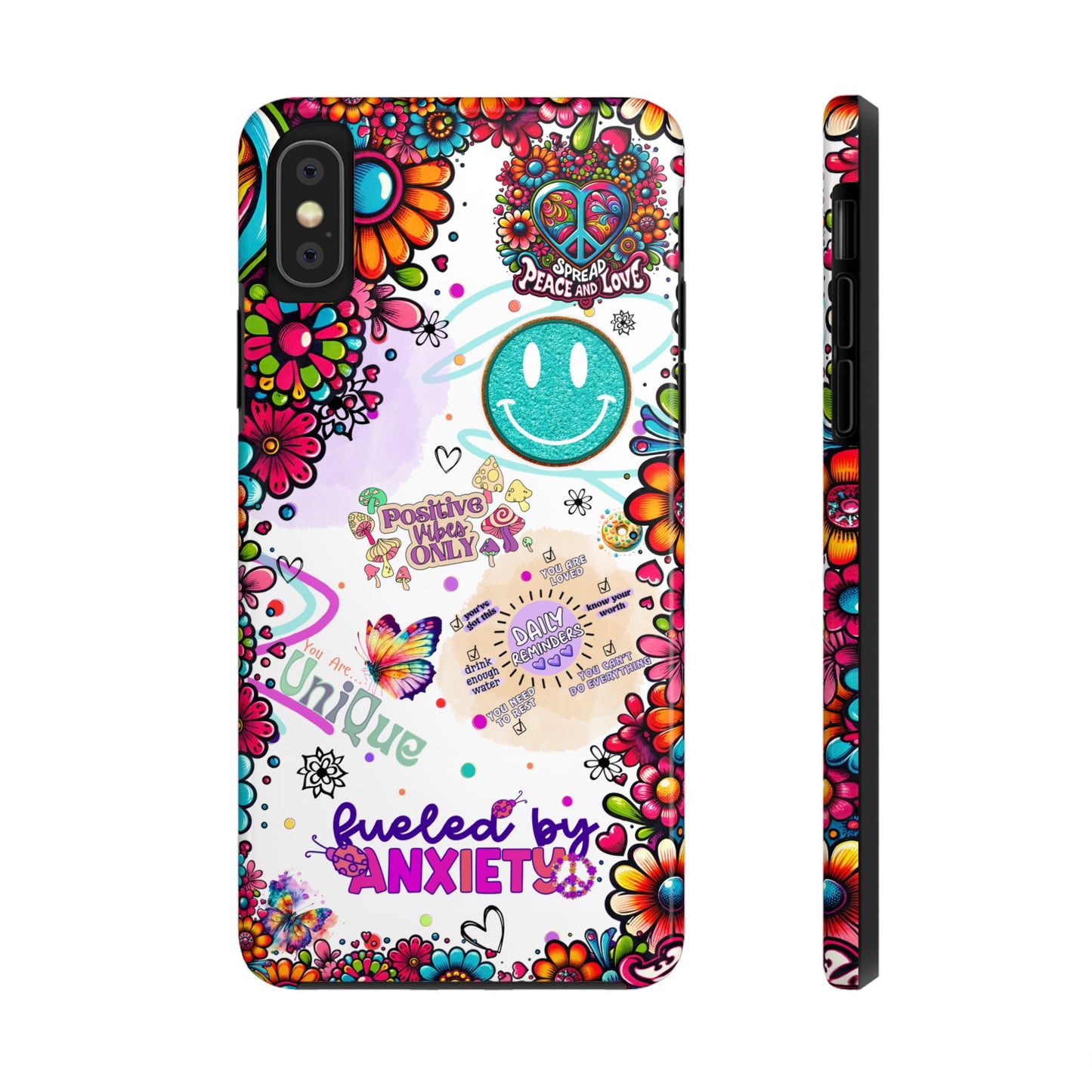 Fueled By Anxiety    --Cellphone Case  *Free Shipping*