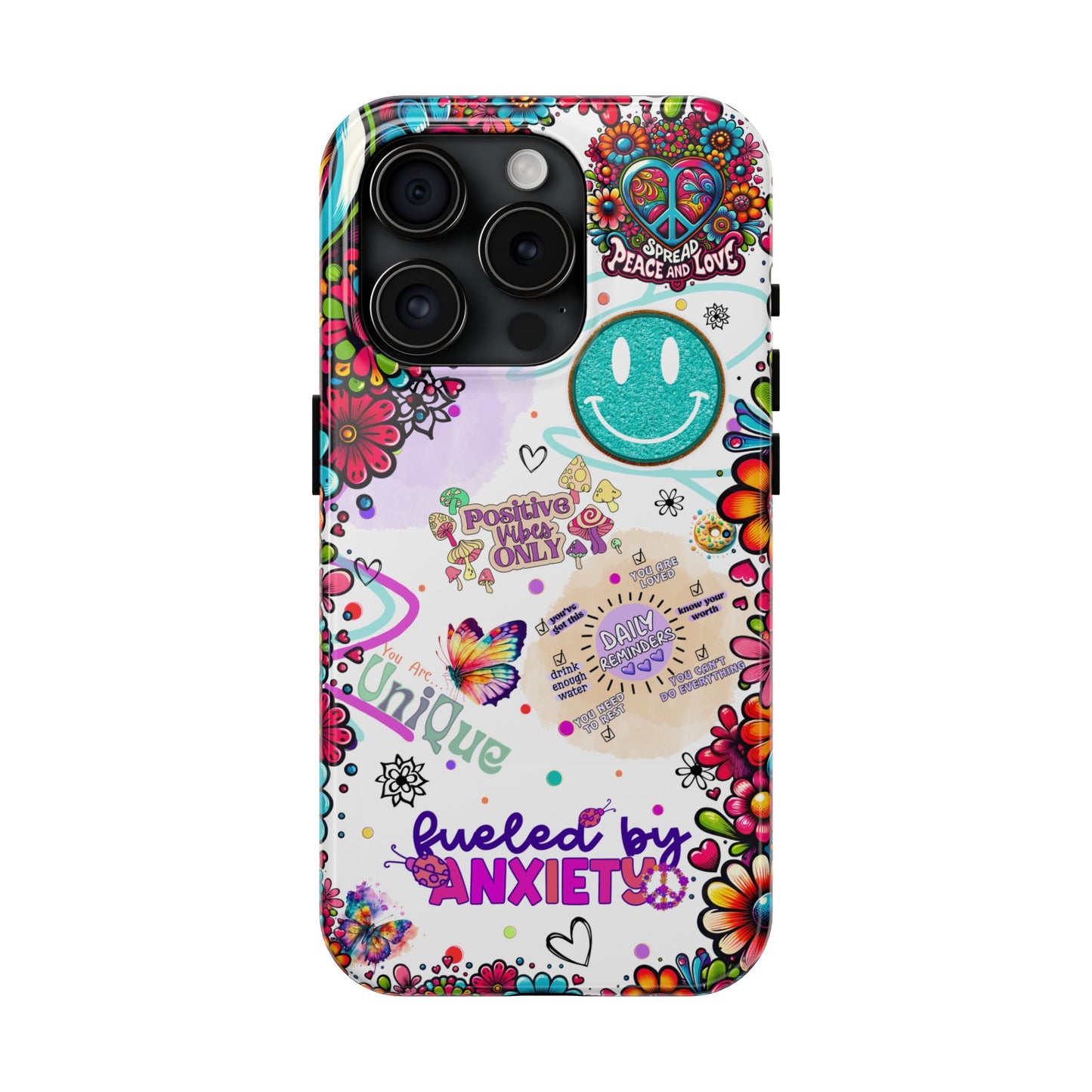 Fueled By Anxiety    --Cellphone Case  *Free Shipping*