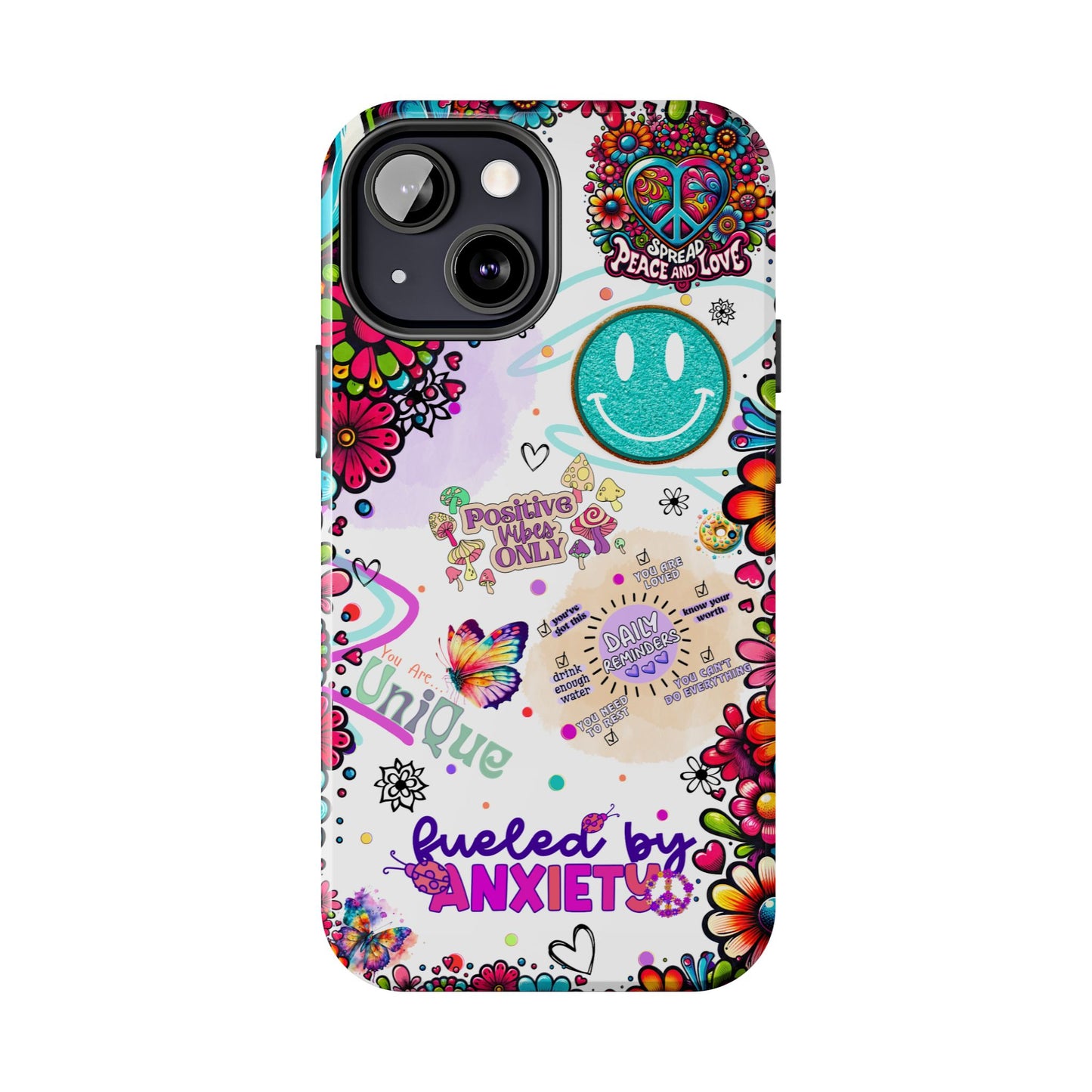 Fueled By Anxiety    --Cellphone Case  *Free Shipping*