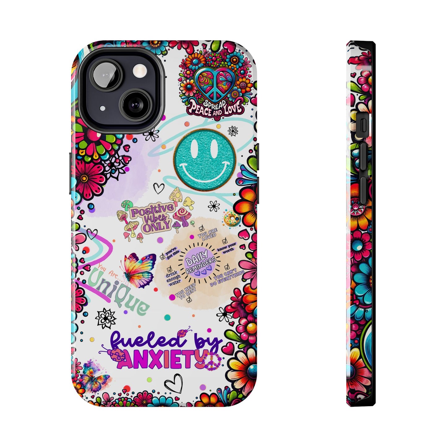 Fueled By Anxiety    --Cellphone Case  *Free Shipping*