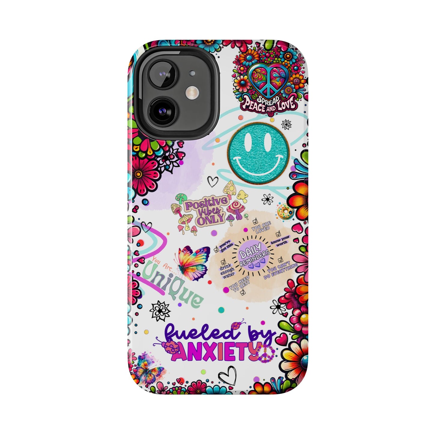 Fueled By Anxiety    --Cellphone Case  *Free Shipping*