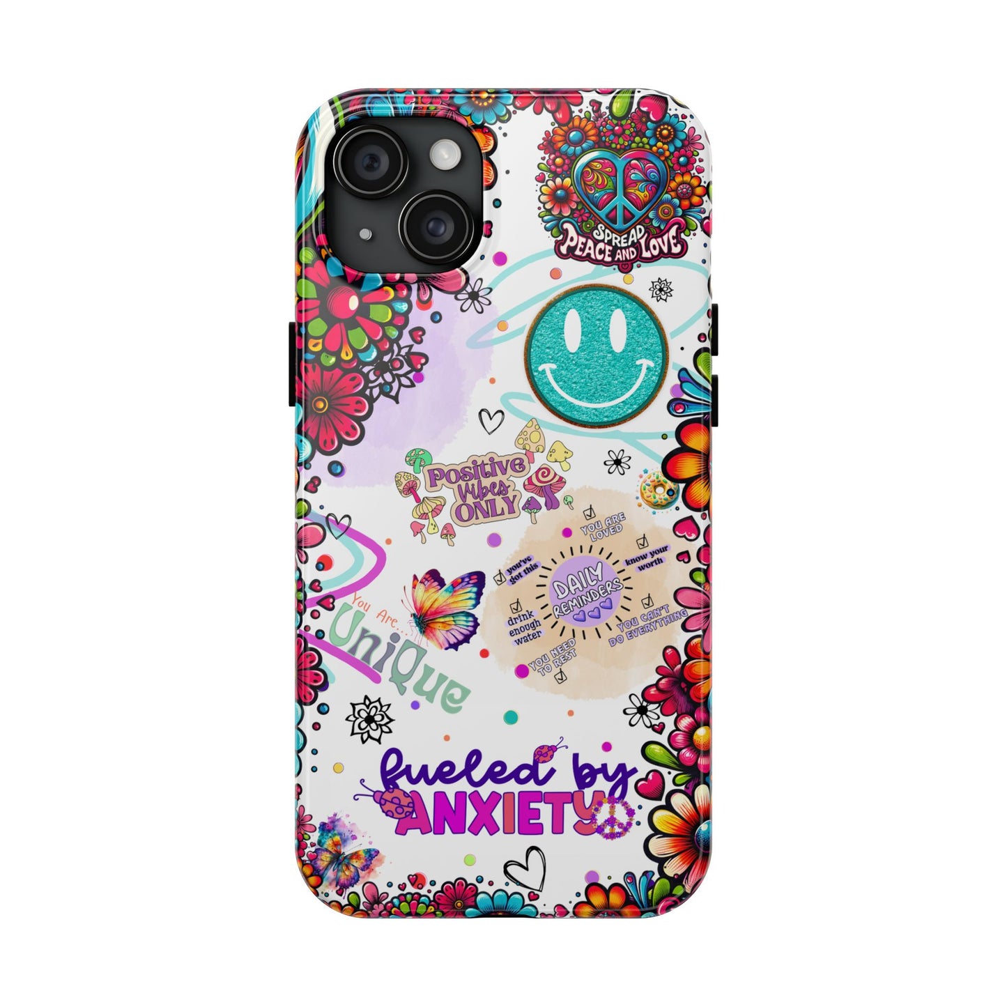 Fueled By Anxiety    --Cellphone Case  *Free Shipping*