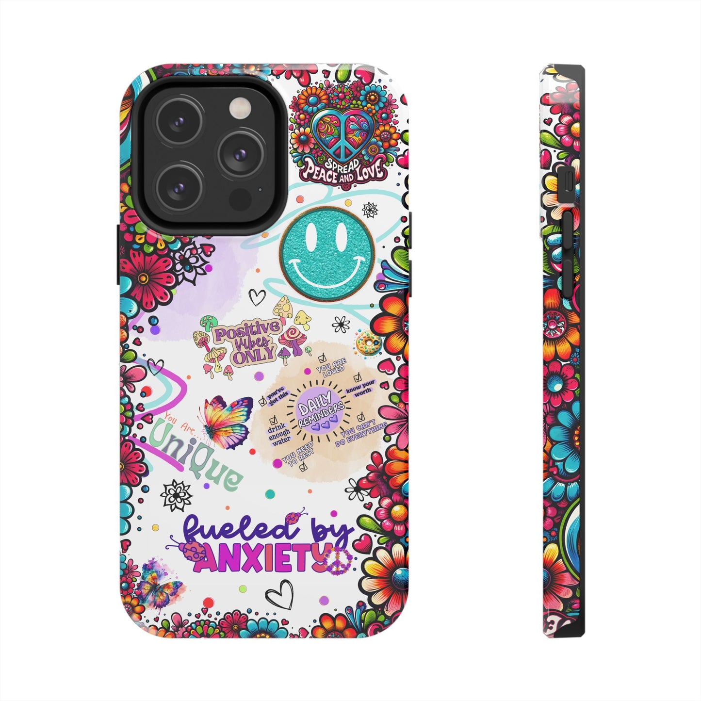 Fueled By Anxiety    --Cellphone Case  *Free Shipping*