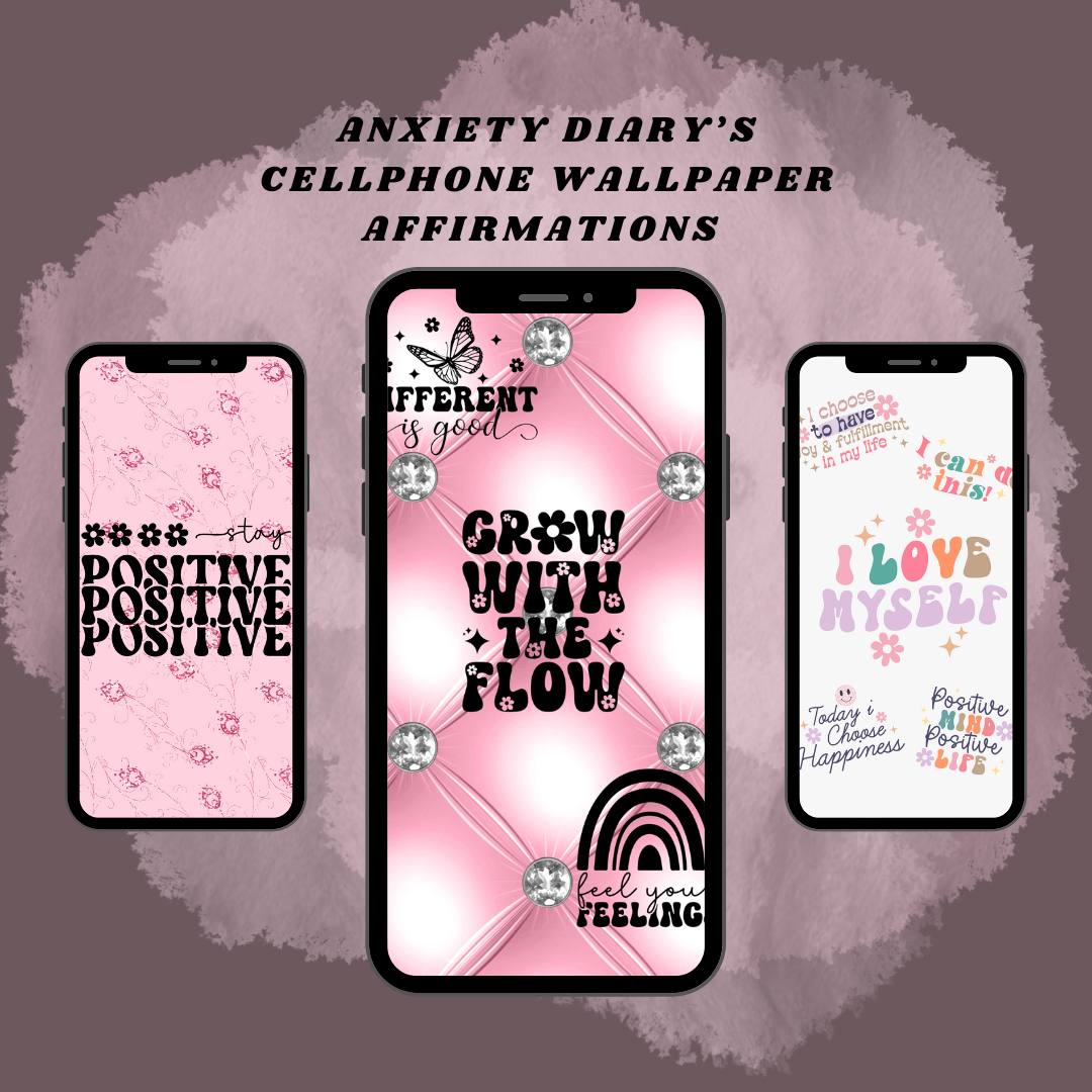 Pocket Positivity: 6 Anxiety Relief Affirmation Screensavers for $5.00